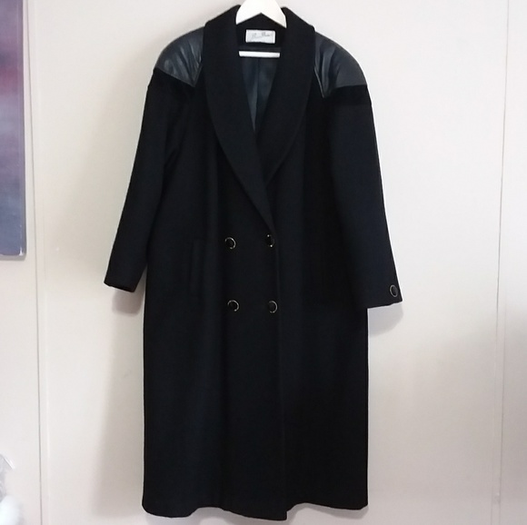 Vintage Jackets & Blazers - Vintage ILGWU Beau Brim Plus Size Wool Blend Coat
